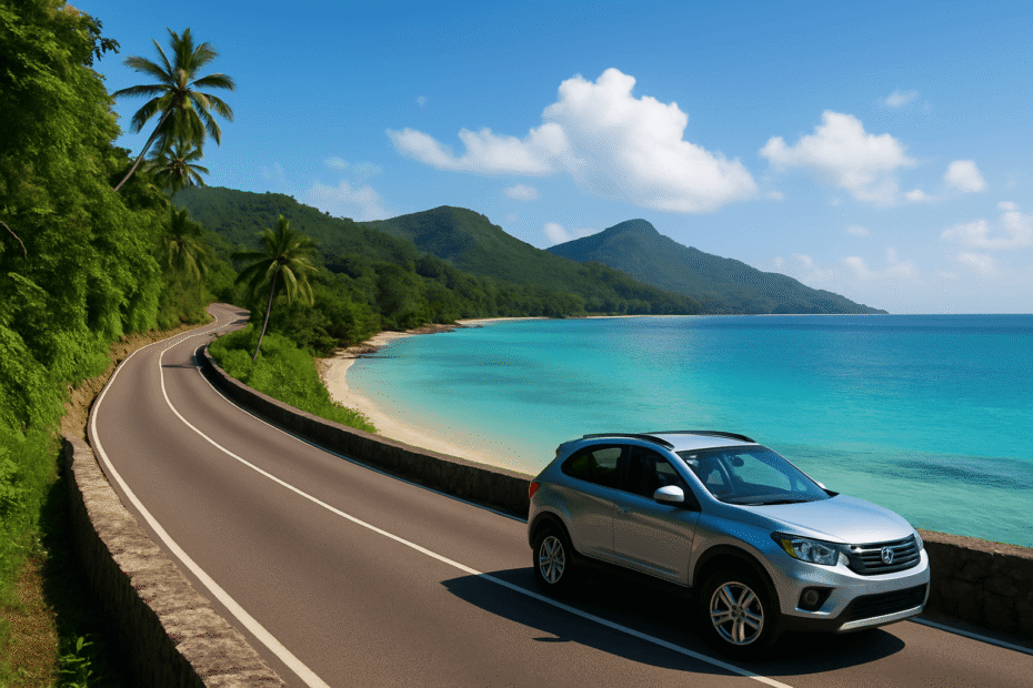 Best driving route Seychelles